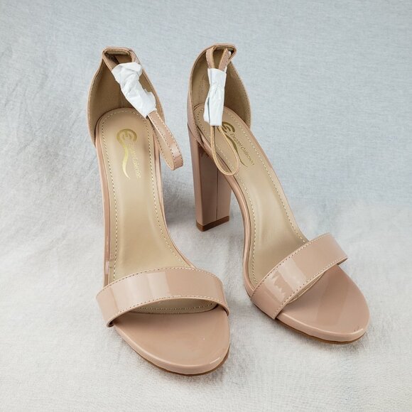 Elegant Collection Jinny-5 Style Pink Blush Heels Shoes - Picture 4 of 9